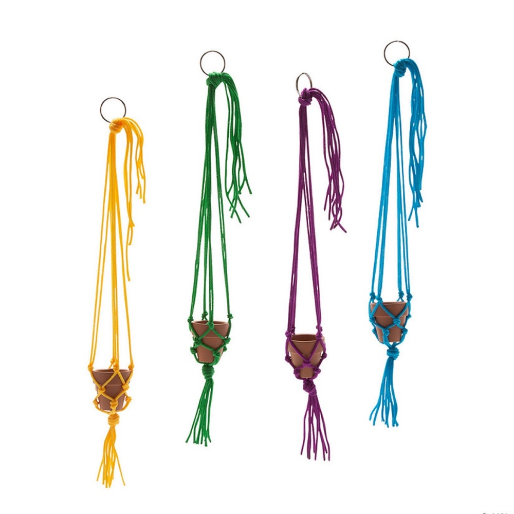 Mini Macrame Planter Craft Kit - Makes 12